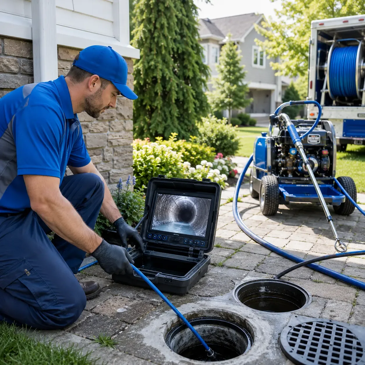 Outdoor drain cleaning professionals serving Wewoka, OK